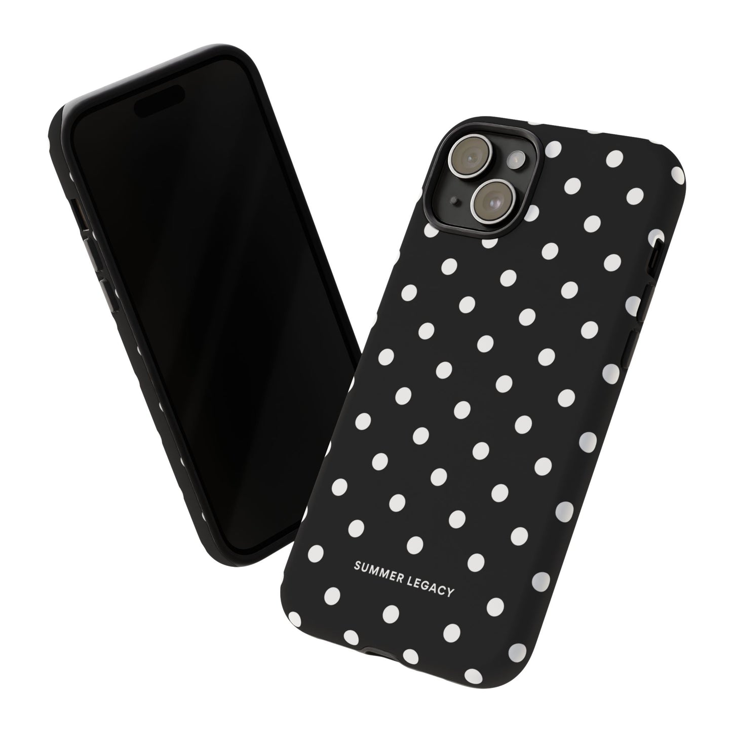Ebony Polka Dot iPhone Case