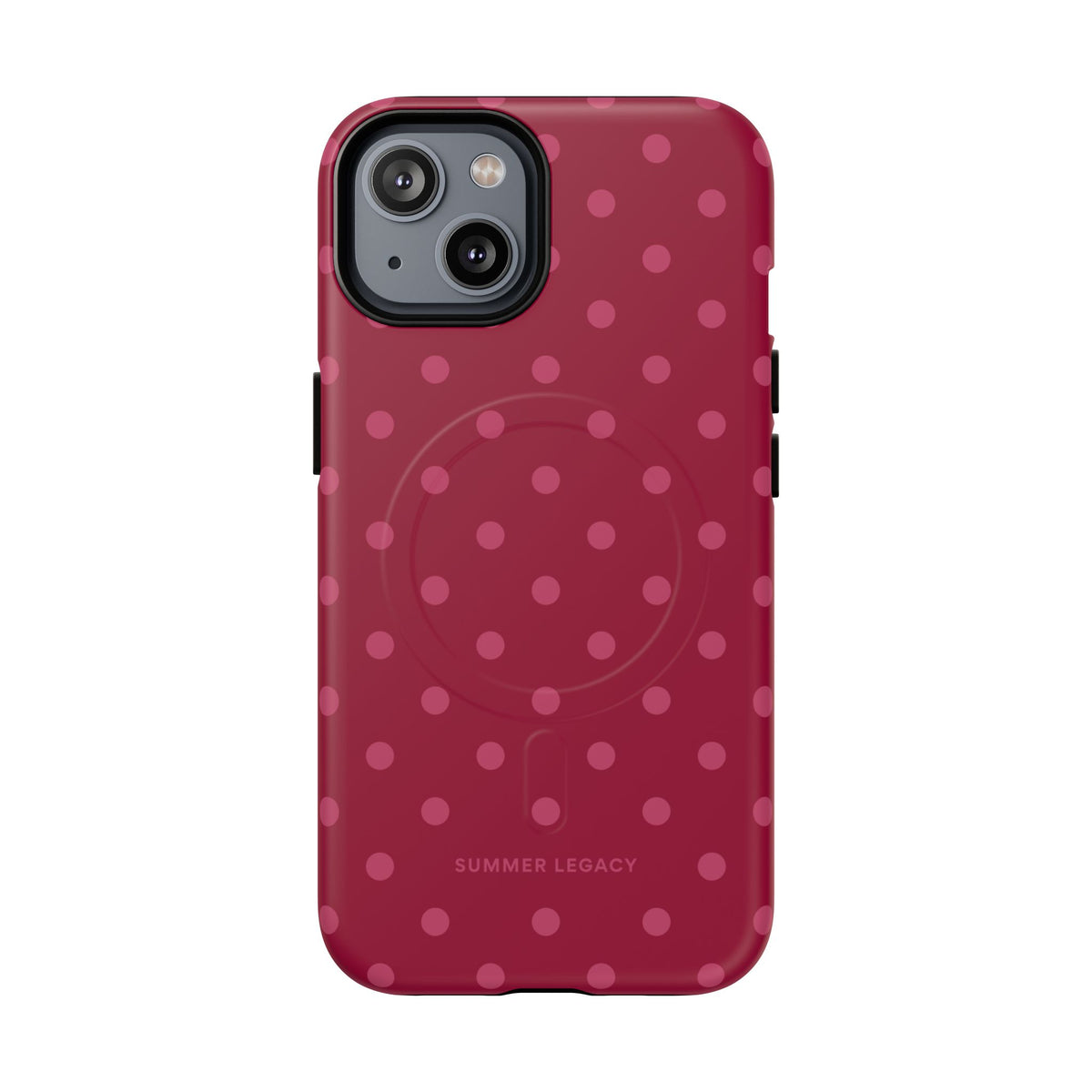 Berry Polka Dot MagSafe Case