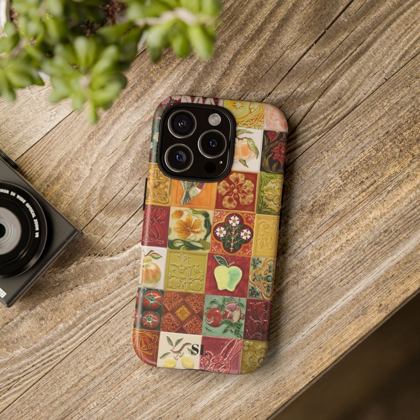 Orchard Mosaic Tiles iPhone Case