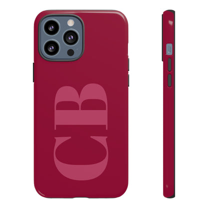 Berry Custom Initial iPhone Case