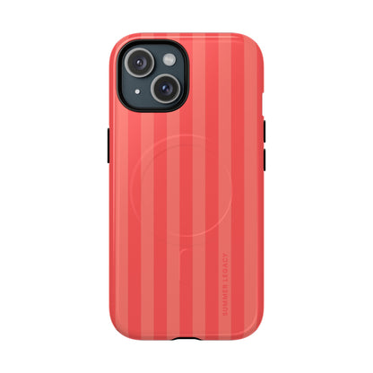 Coral Stripe MagSafe Case