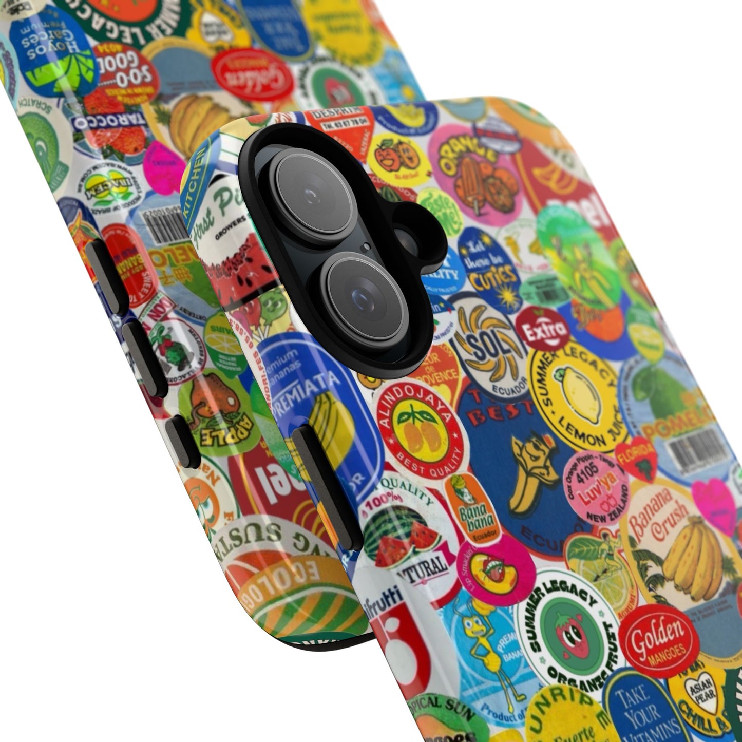 Fruit Stickers iPhone Case