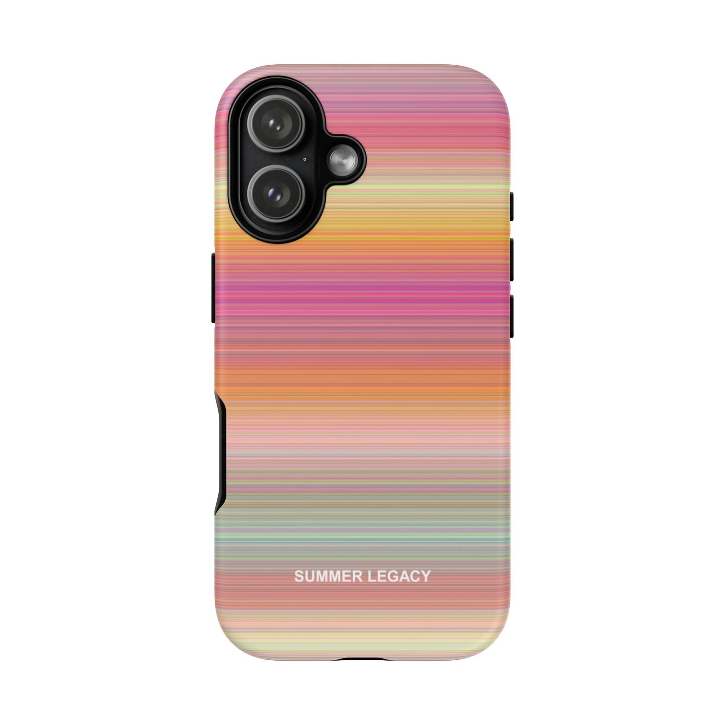 Champagne Ombre Stripe iPhone Case