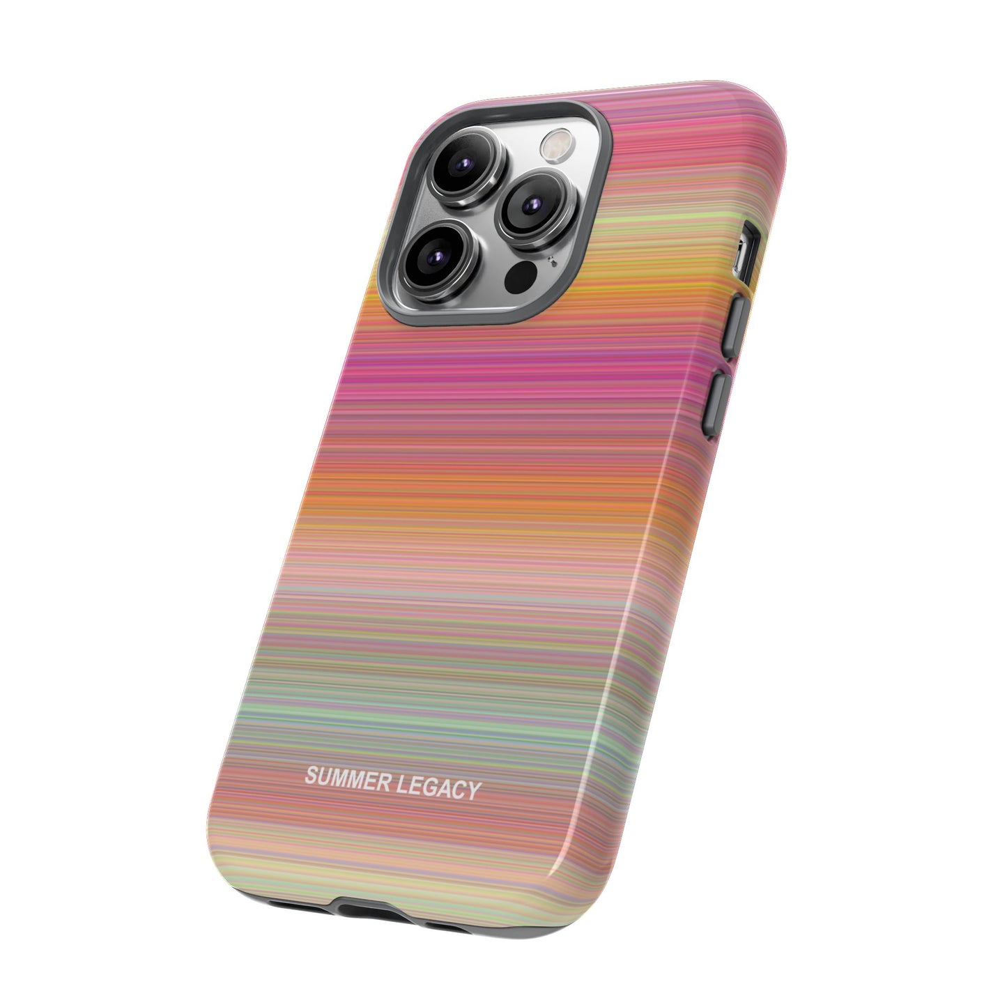 Champagne Ombre Stripe iPhone Case