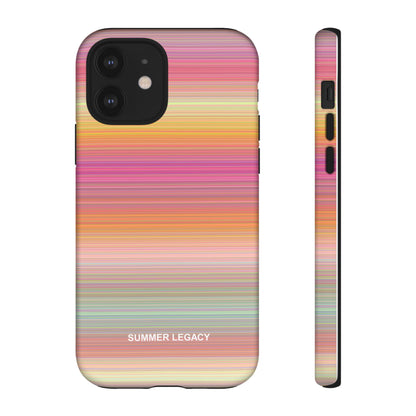 Champagne Ombre Stripe iPhone Case