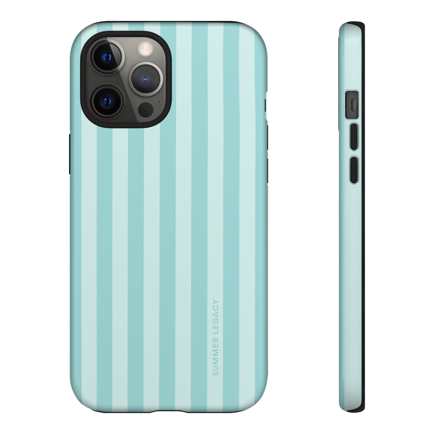 Teal Stripe iPhone Case