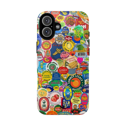 Fruit Stickers iPhone Case