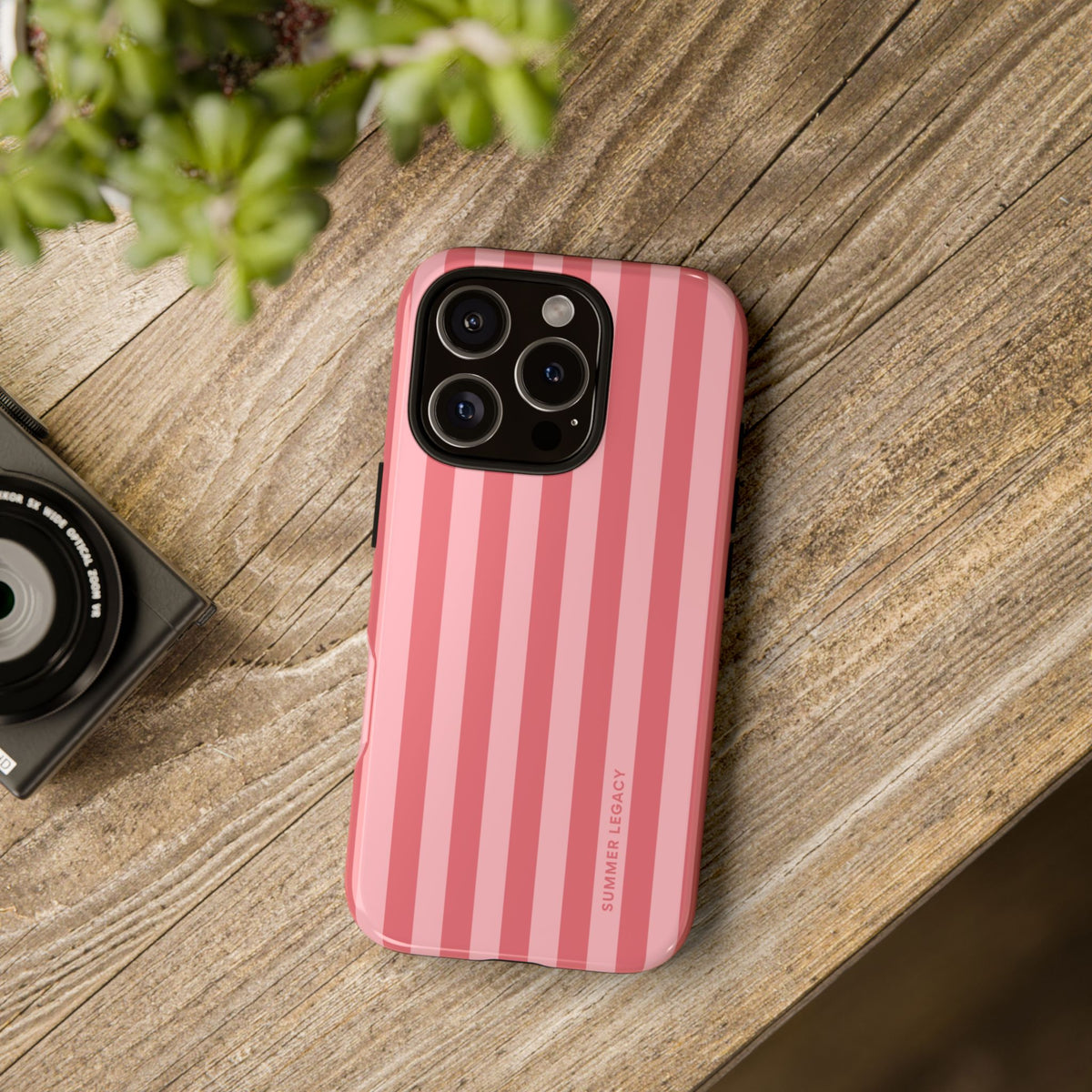 Blushing Stripe iPhone Case