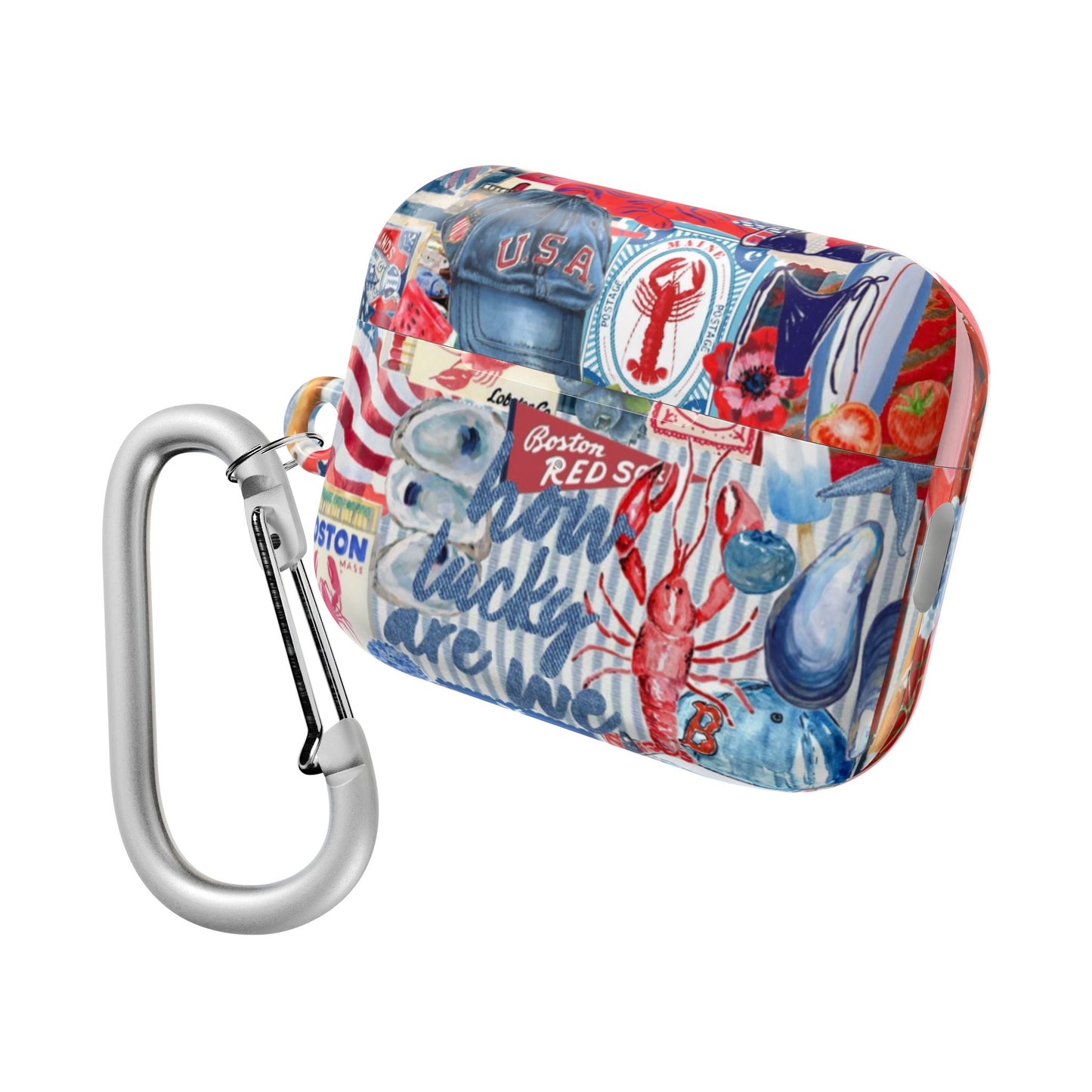 Red, White & Blue AirPod Case