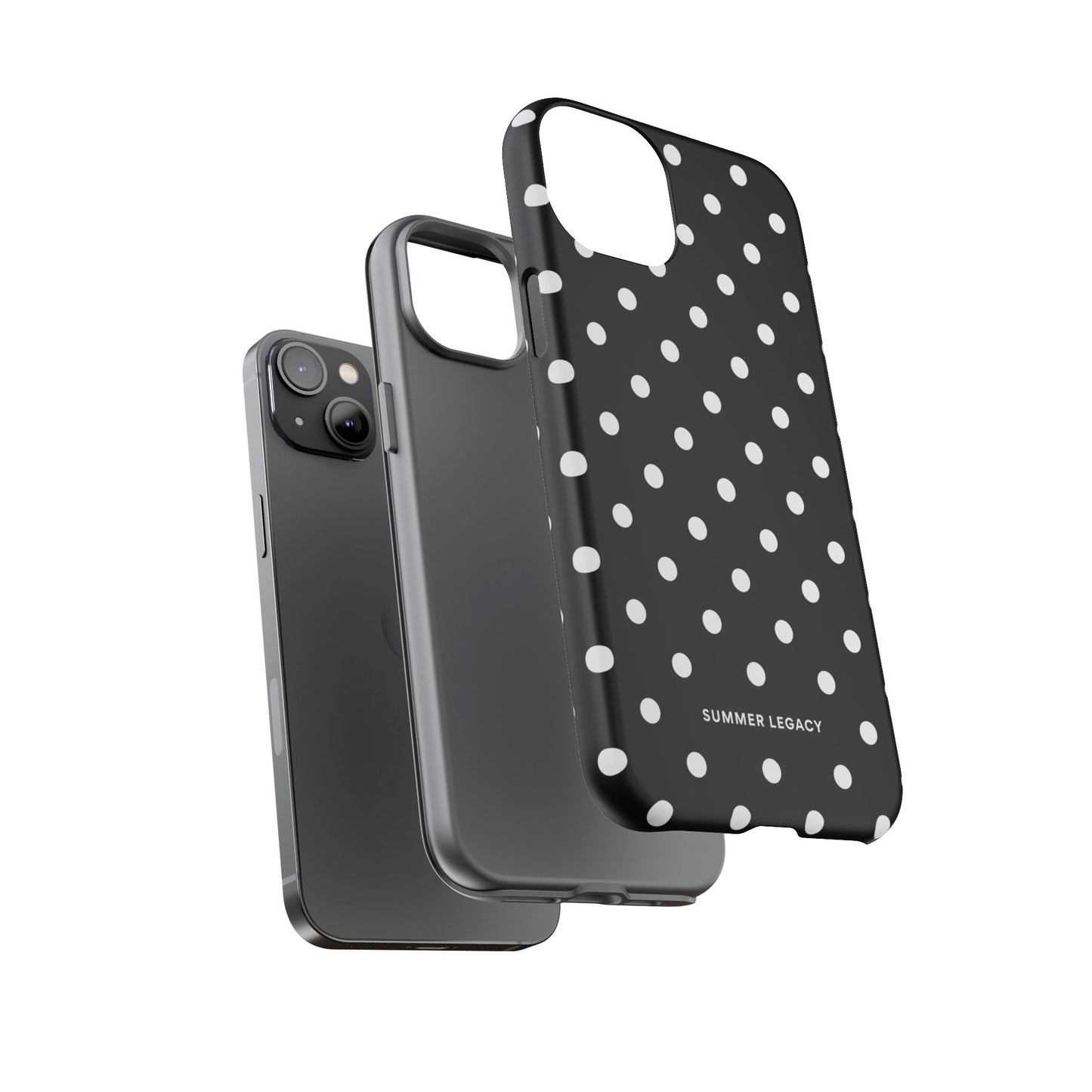 Ebony Polka Dot iPhone Case