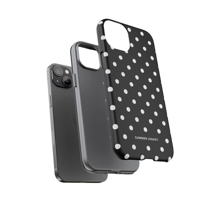Ebony Polka Dot iPhone Case