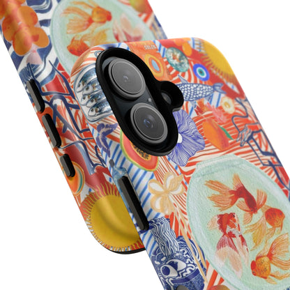 Navy Goldfish Bowl MagSafe Case