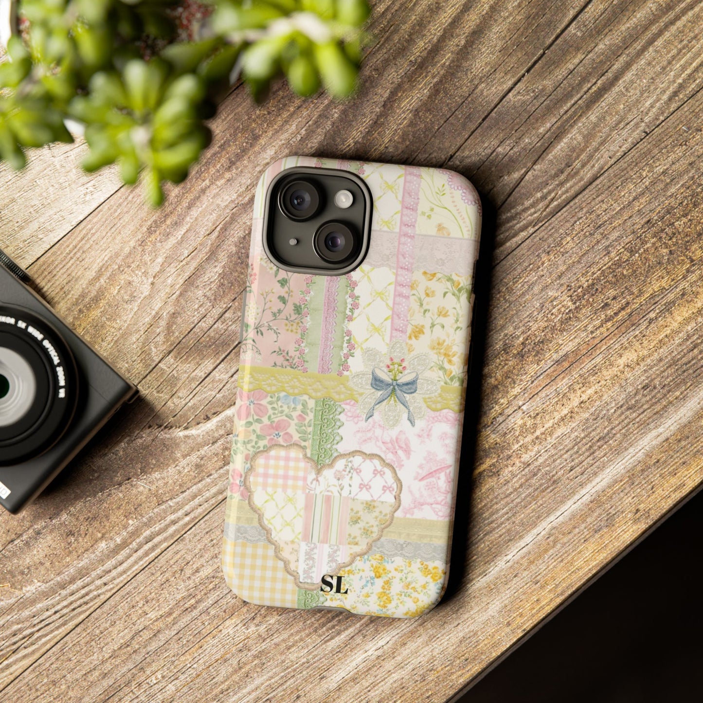Garden Quilt Patchwork iPhone Case