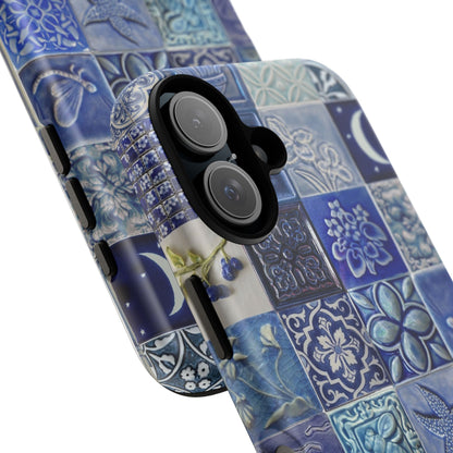 Midnight Mosaic Tiles iPhone Case