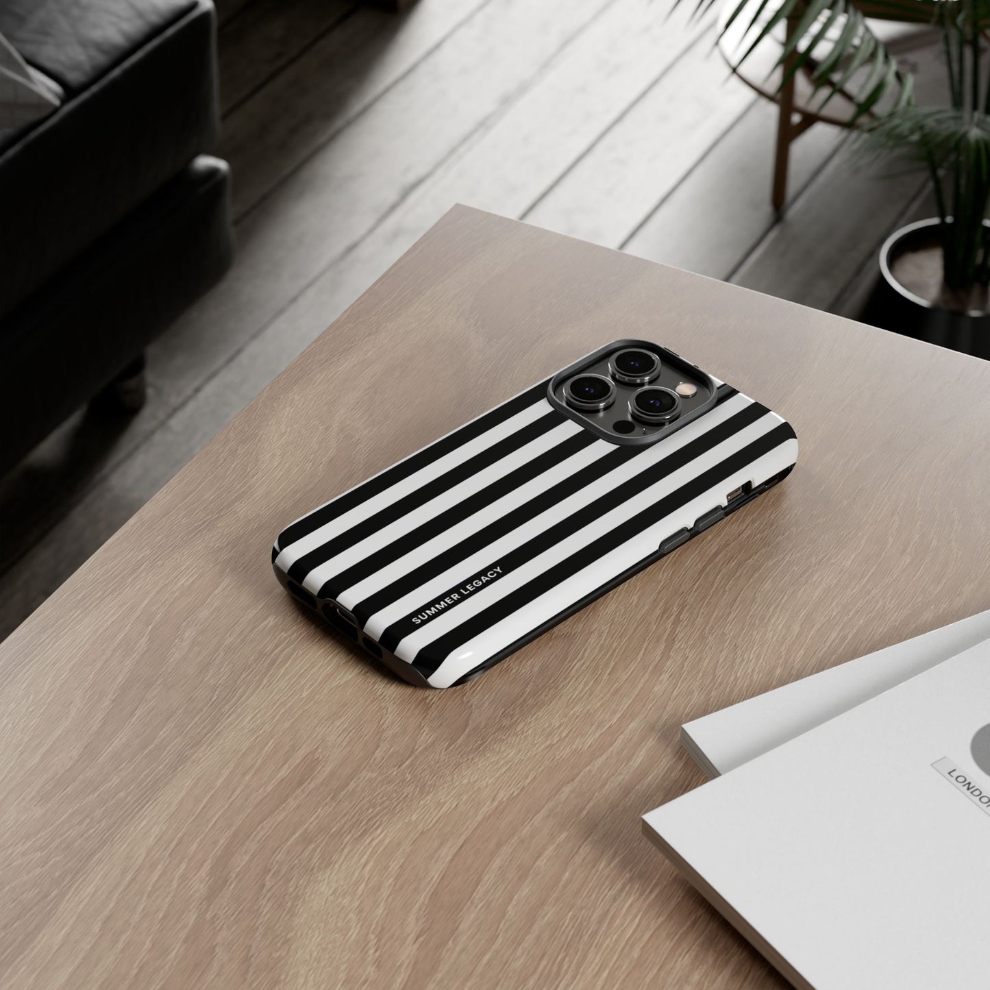 Ebony Stripe iPhone Case