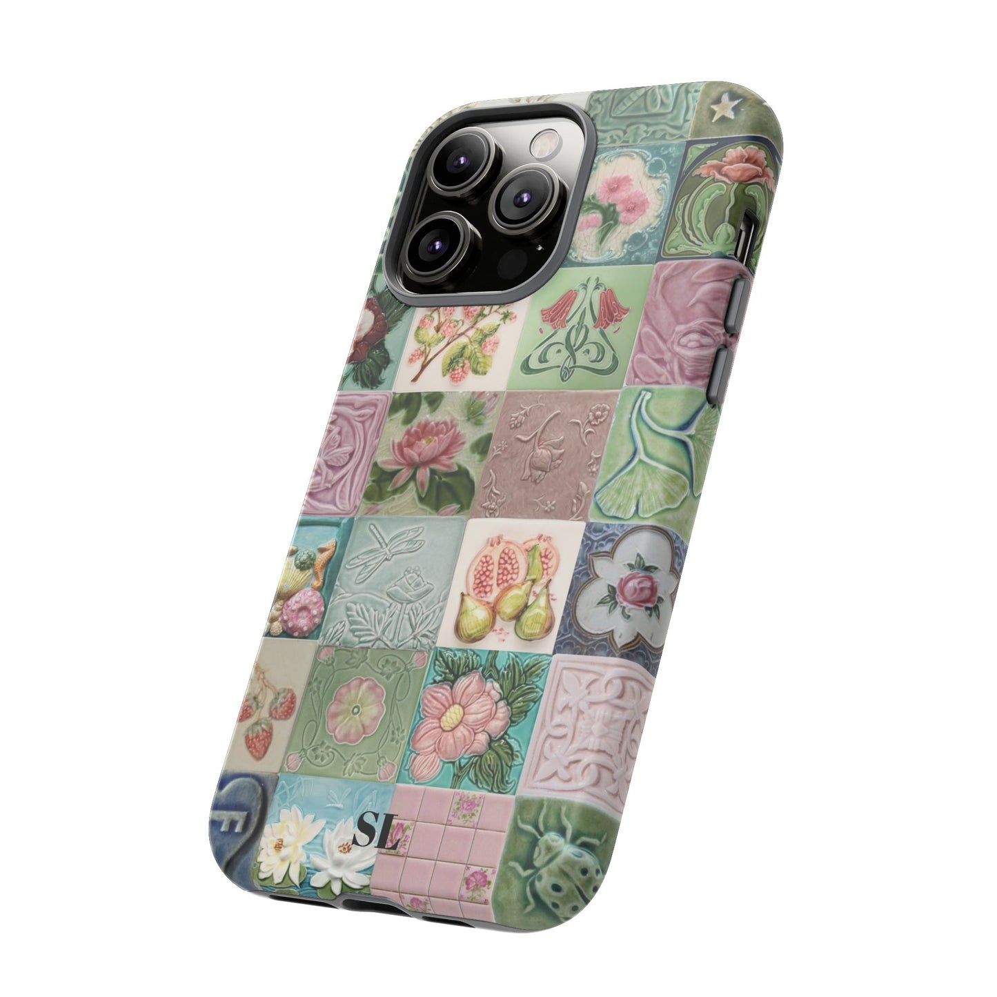 Garden Mosaic Tiles iPhone Case
