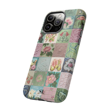 Garden Mosaic Tiles iPhone Case