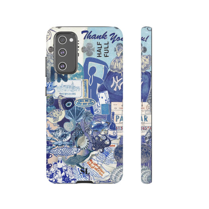 Blue Collage Samsung Case