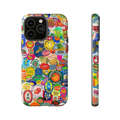Fruit Stickers iPhone Case