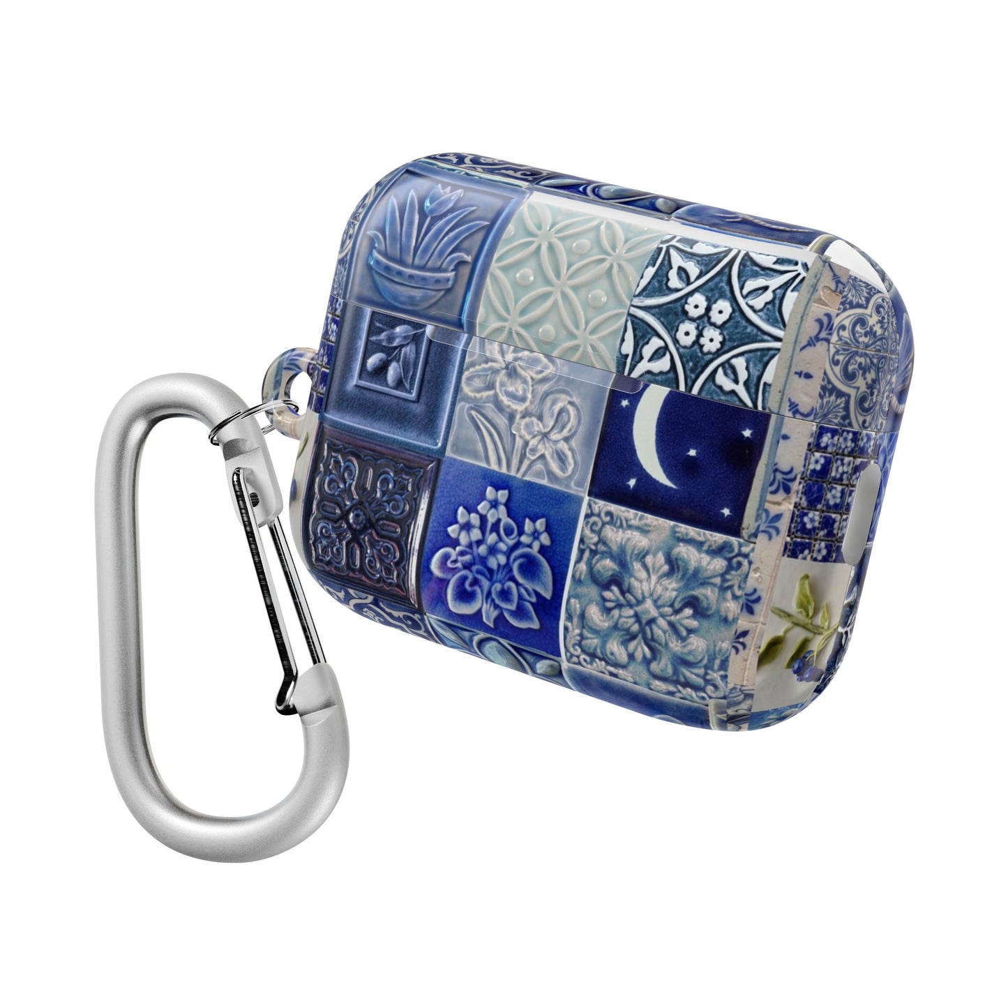 Midnight Mosaic Tiles AirPod Case