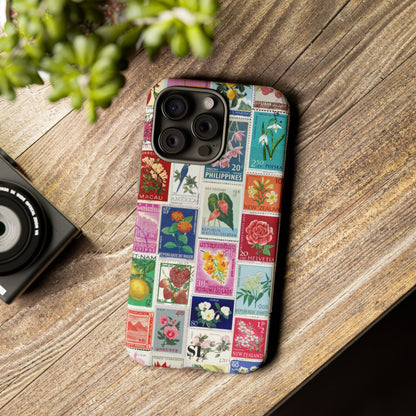 Postcard Stamps iPhone Case