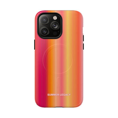 Amber Glow Ombre Stripe MagSafe Case