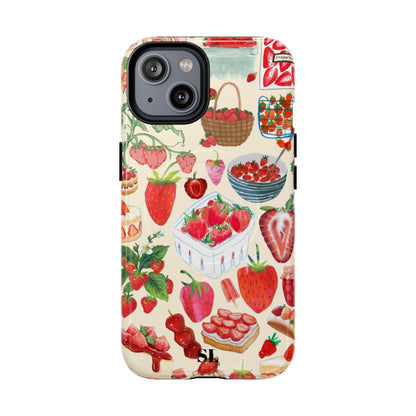 Strawberry Collage MagSafe Case
