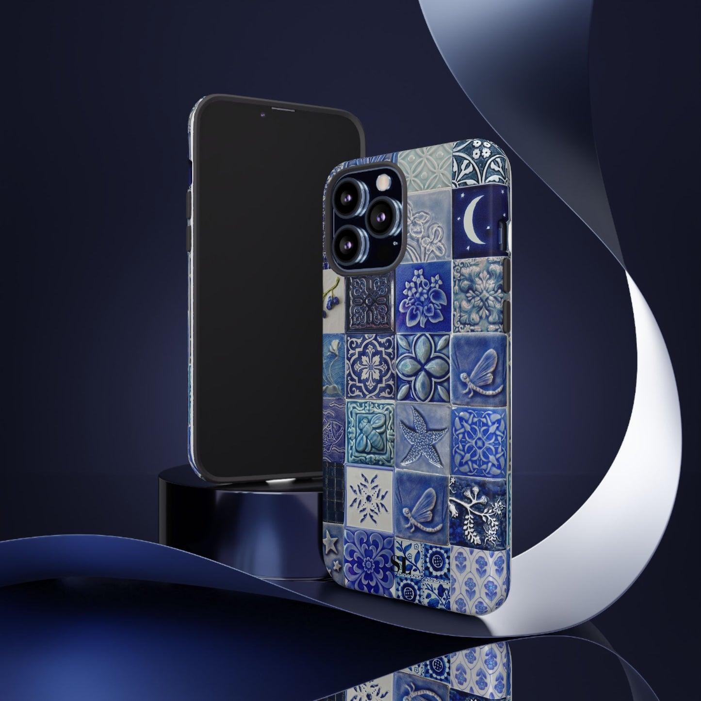 Midnight Mosaic Tiles iPhone Case