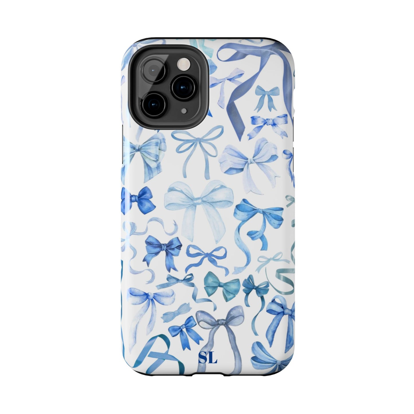 Blue Bows iPhone Case