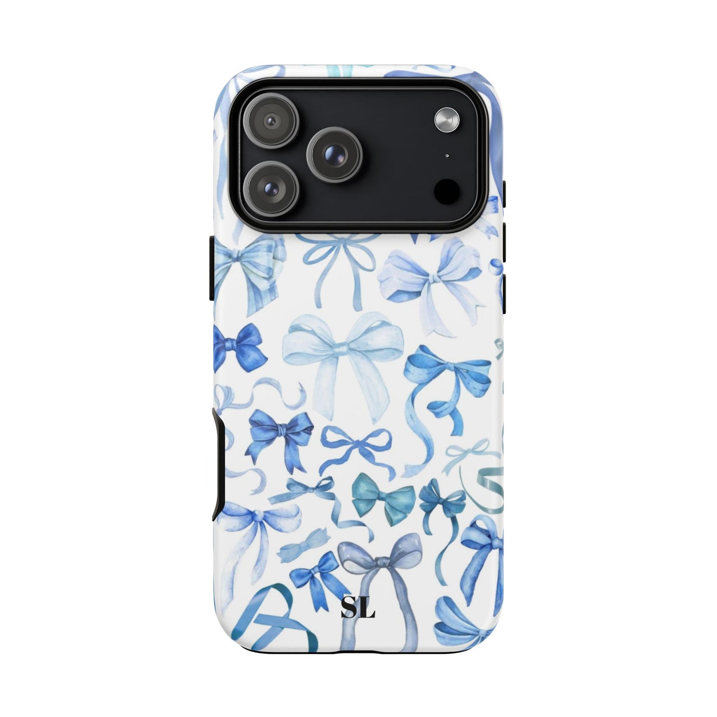 Blue Bows iPhone Case