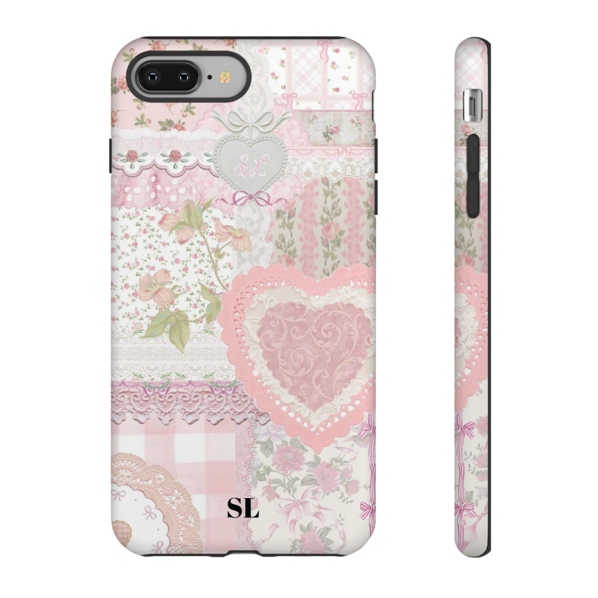 Blushing Floral Patchwork iPhone Case