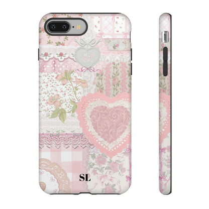 Blushing Floral Patchwork iPhone Case