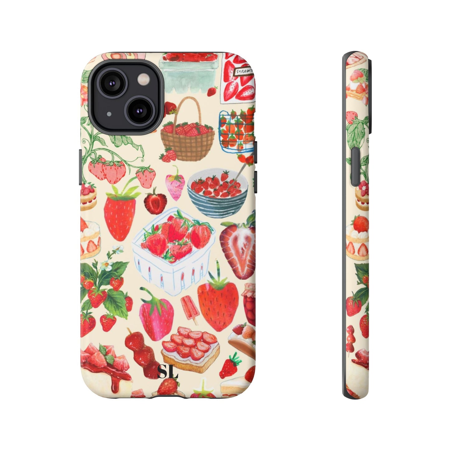 Strawberry Collage iPhone Case