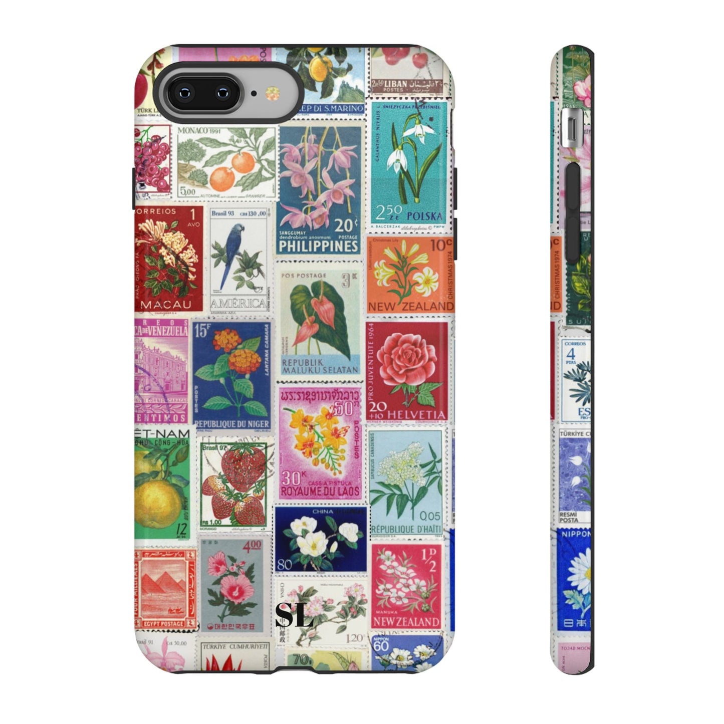Postcard Stamps iPhone Case
