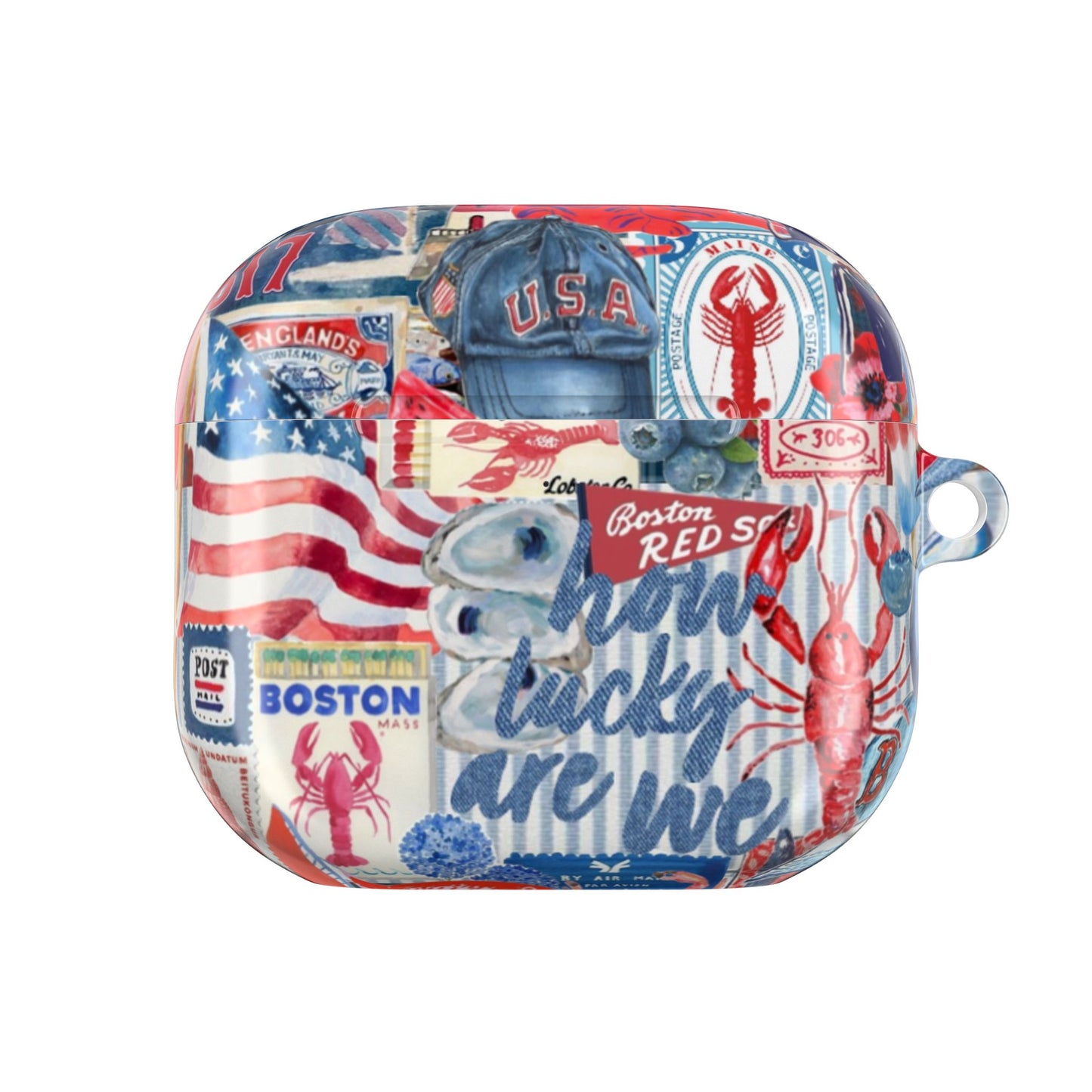 Red, White & Blue AirPod Case