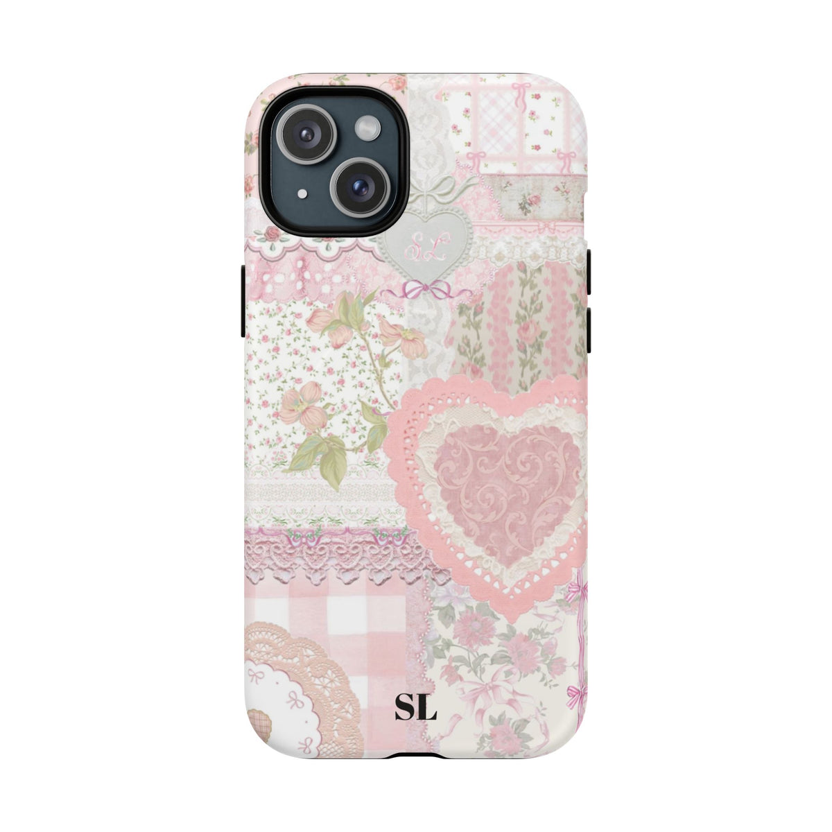 Blushing Floral Patchwork MagSafe Case