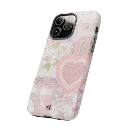 Blushing Floral Patchwork iPhone Case
