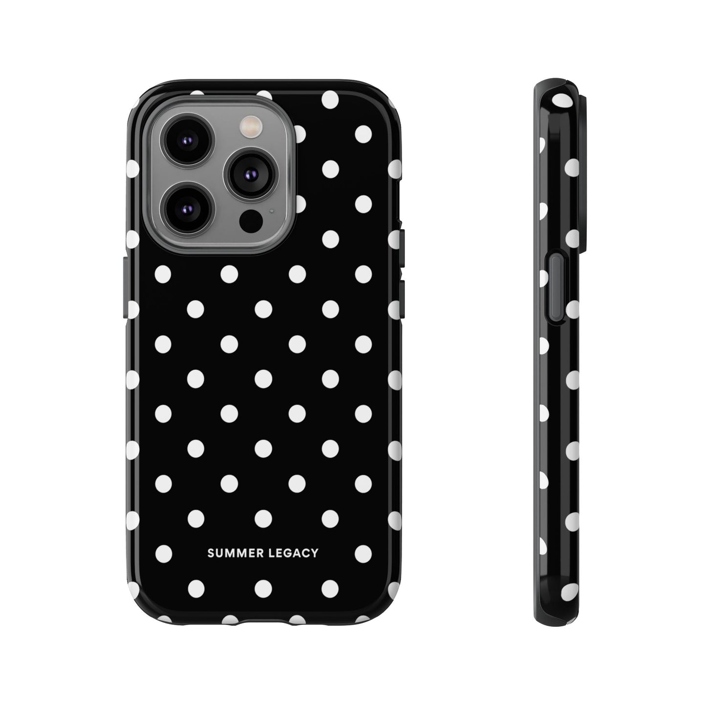 Ebony Polka Dot iPhone Case