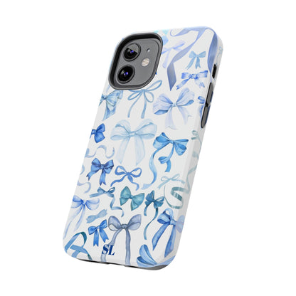 Blue Bows iPhone Case