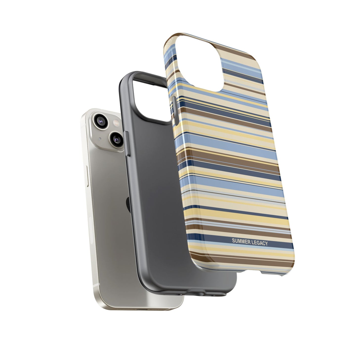 Coconut Multi-stripe iPhone Case