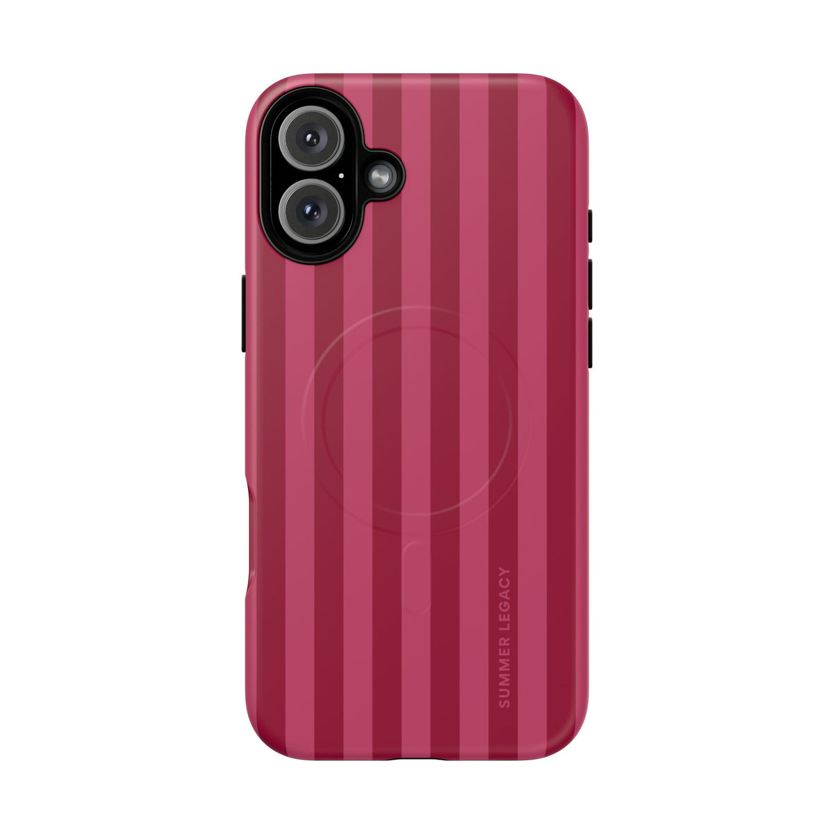 Berry Stripe MagSafe Case