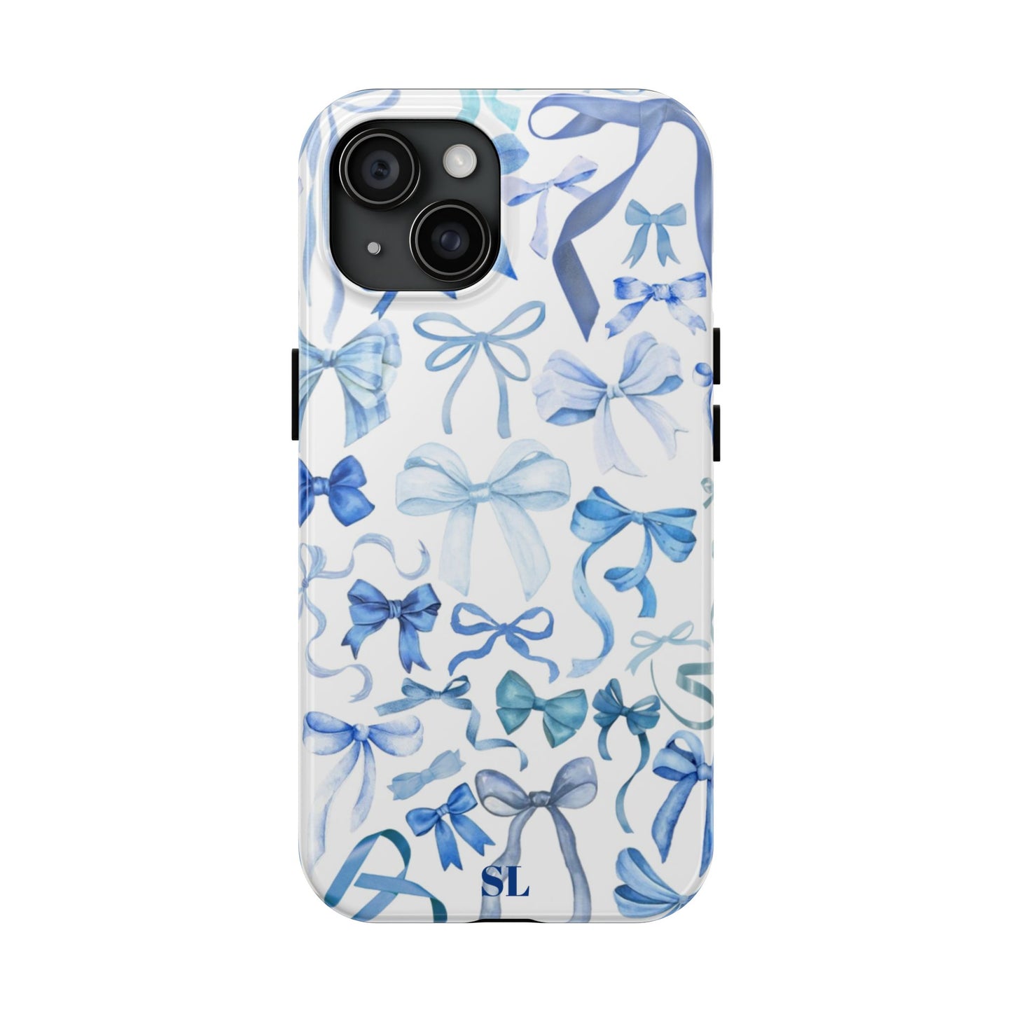 Blue Bows iPhone Case