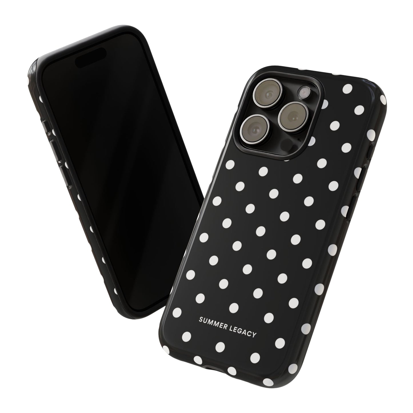 Ebony Polka Dot iPhone Case