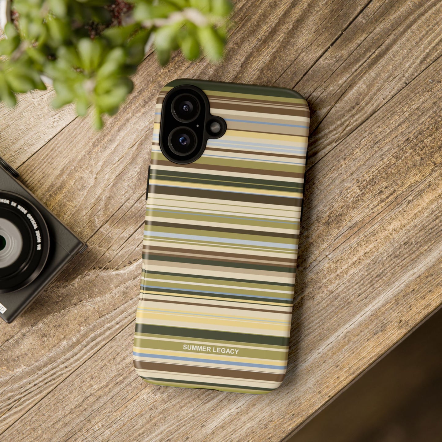 Palm Multi-stripe iPhone Case