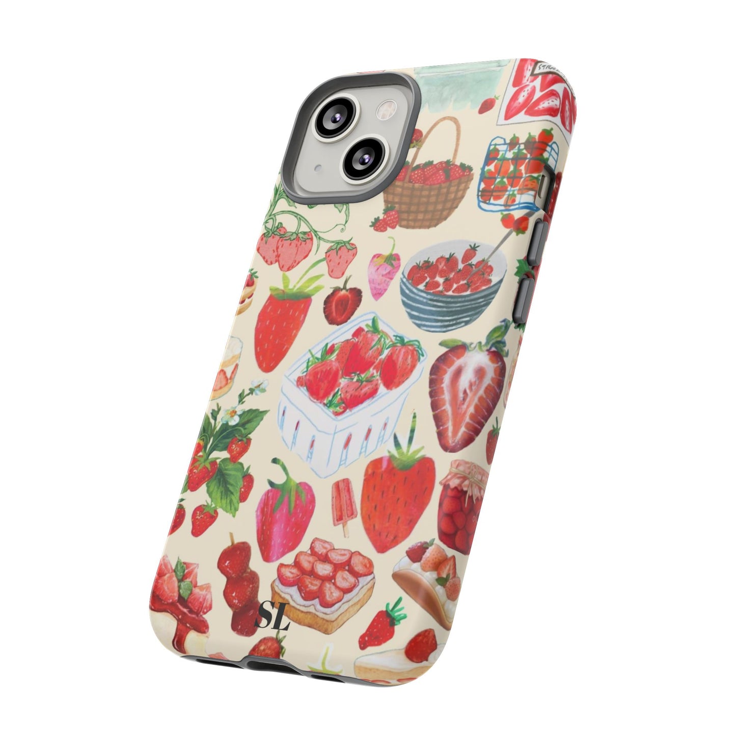 Strawberry Collage iPhone Case