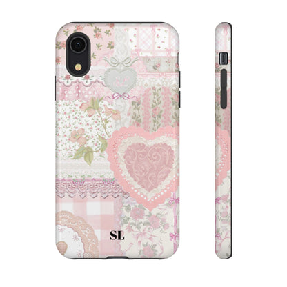 Blushing Floral Patchwork iPhone Case