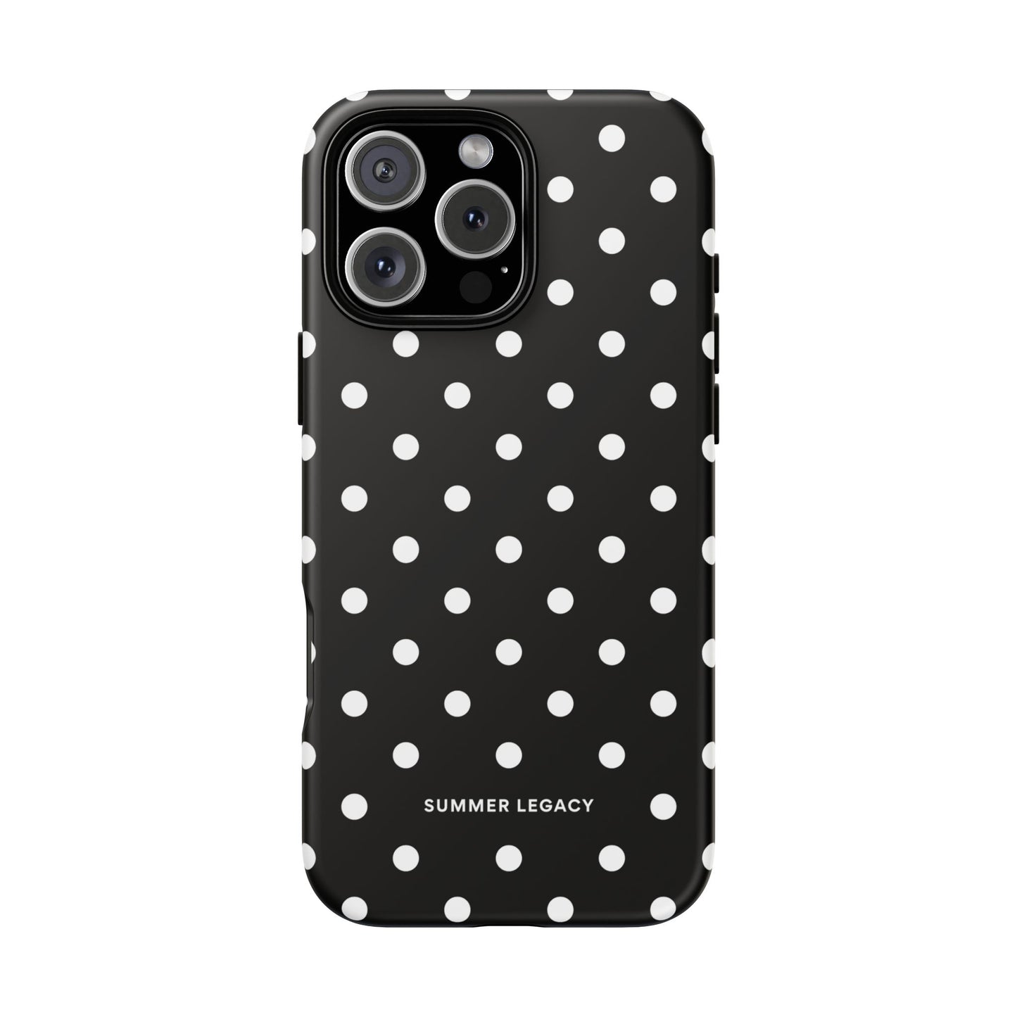 Ebony Polka Dot iPhone Case