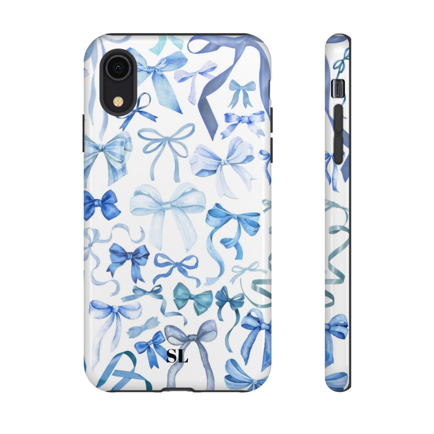 Blue Bows iPhone Case