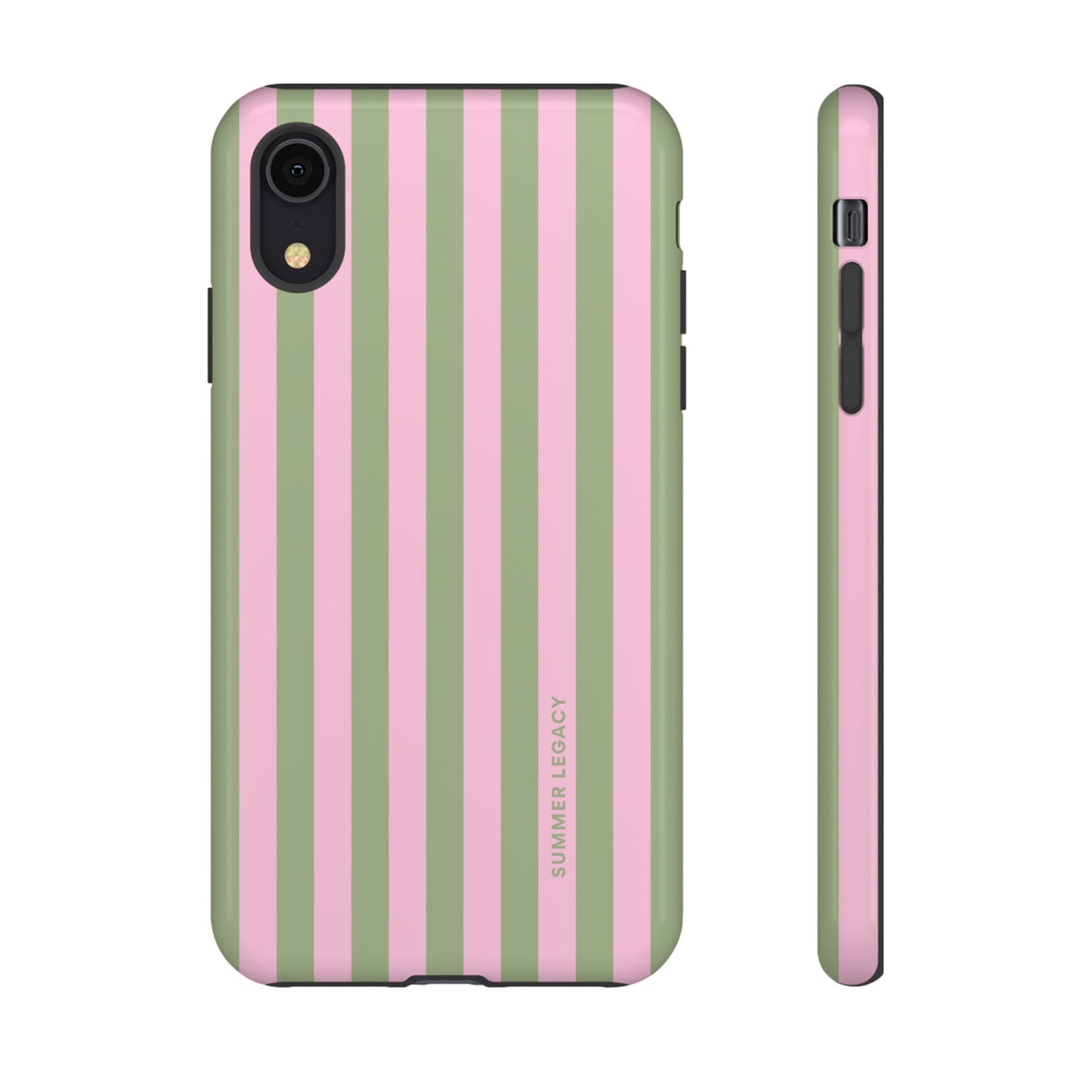 Guava Stripe iPhone Case