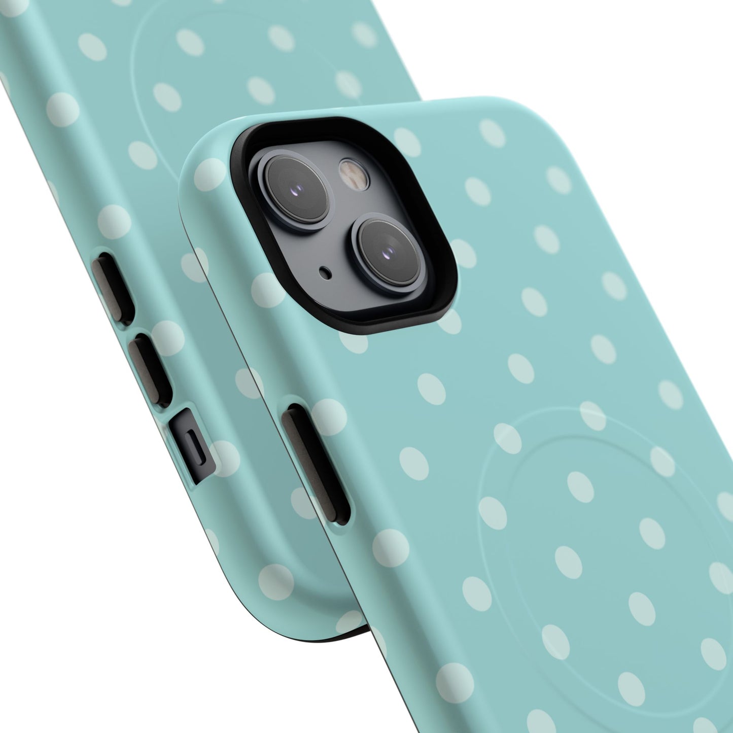 Teal Polka Dot MagSafe Case